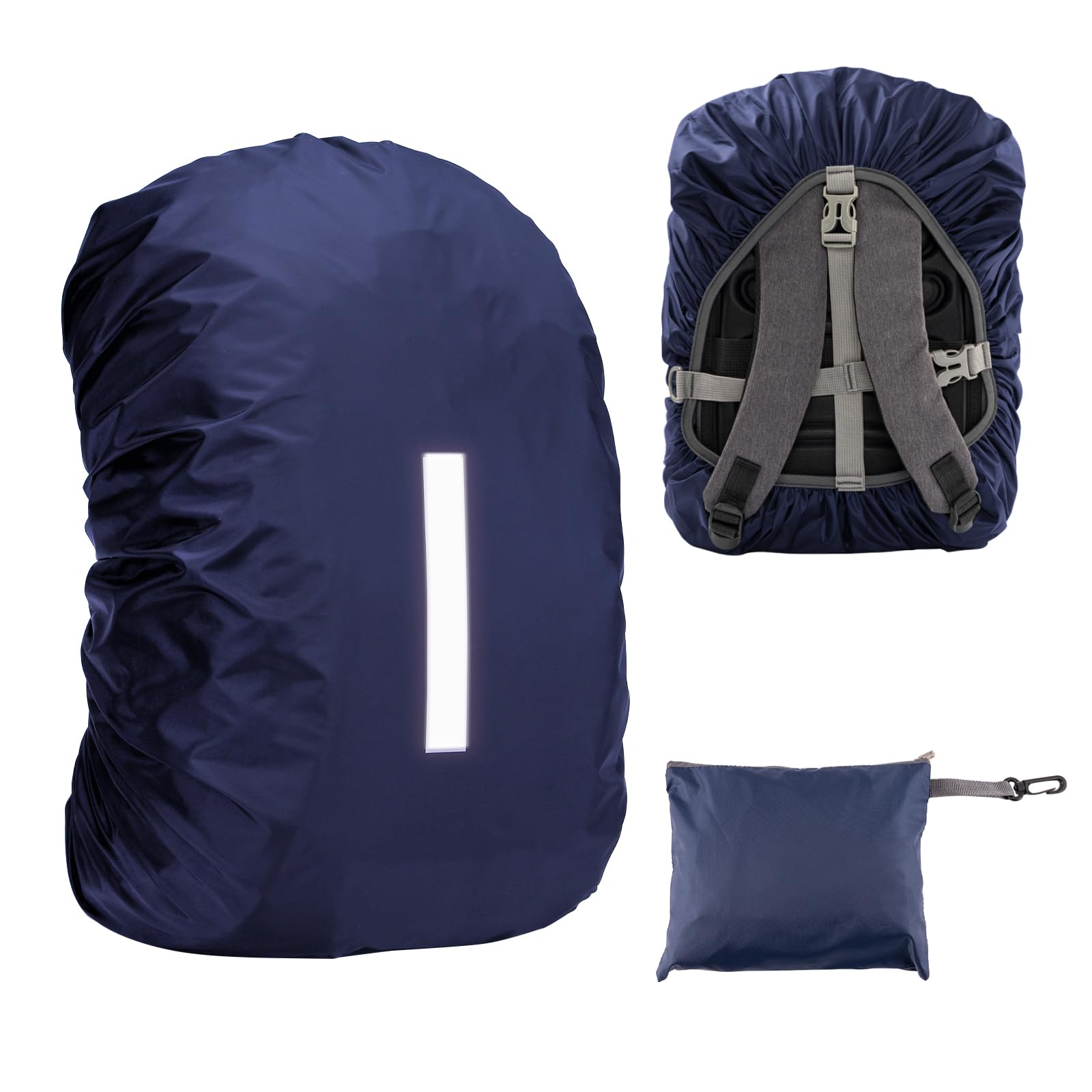 

Backpack Cover Waterproof Backpack Rain Cover Running Back Waterproof Cover Waterproof Design Reflective Tape Commuting to Work or School Work