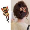 Twist Hair Clip for Women Girls Premium Leopards Print Bowknot Hairpin Stylish Everyday Hair Grip For Women Girls