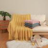 Nordic Sofa Blanket Knitted Hotel Throw Ins Blankets Bed End Hollow Out Artistic Tassel Warm Nap 8 Colors Korean Style Fashion