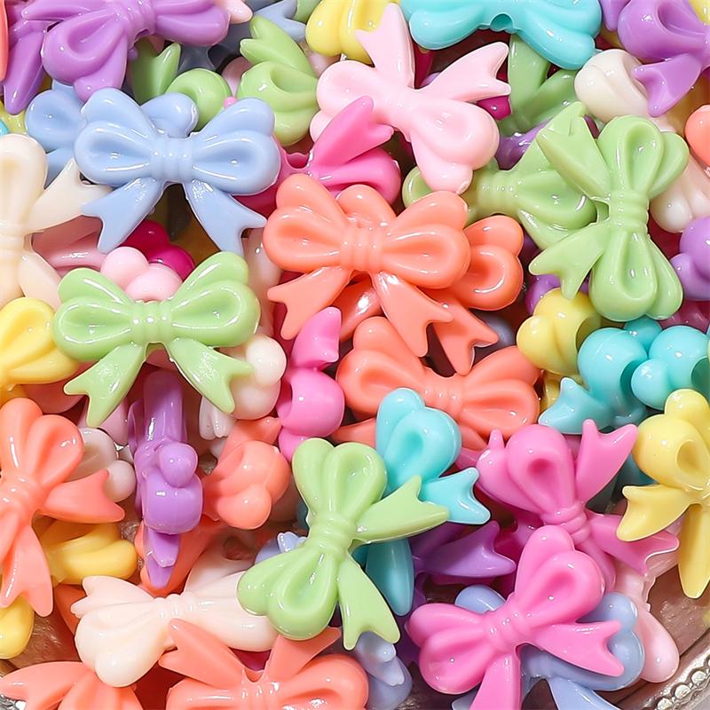 20-200 stk Akryl Søte Hjerte Stjerne Perler For DIY Halskjede Armbånd Øredobber Smykkefremstilling Håndverkstilbehør