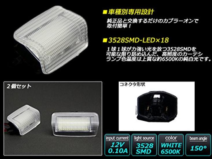 LED Courtesy Lamp for 20 30 Toyota/Lexus Series, Series, Alphard, Vellfire, Etc. R-129