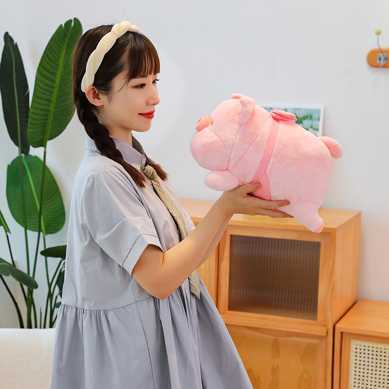 Cute Pig Doll Plush Toy Lying Pig Doll Sleeping Pillow Girl Children Doll