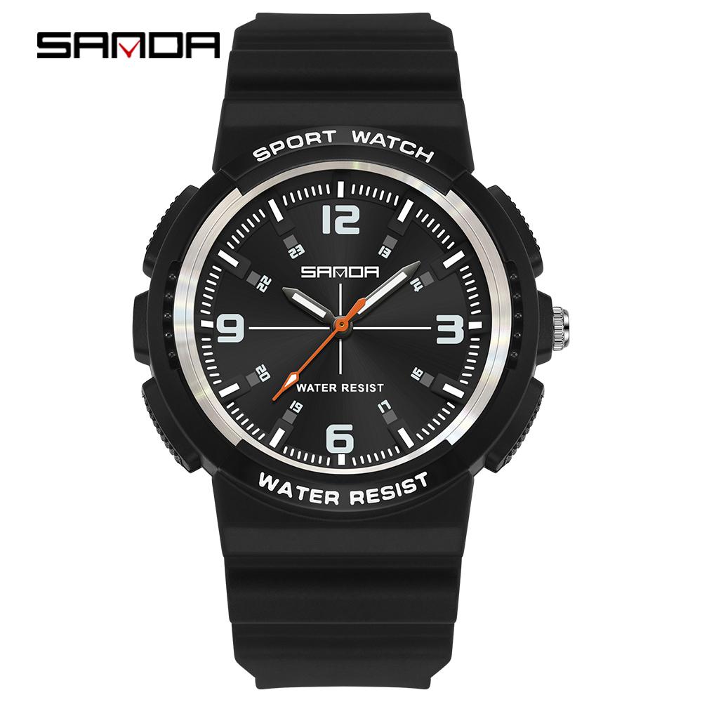 Sanda new 3284 casual sports quartz luminous waterproof 50 meter fashionable men's and women's watch