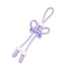Handmade Chinese Knot Keychain Hand Woven DIY Bag Charm Braided Rope Keychain  Handbag Decoration