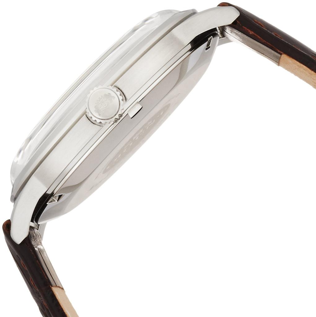 Orient Bambino Automatic Watch, Mechanical, Made in Japan, with Japanese Manufacturer's Warranty, SAC00005W0, Men's, White, Silver