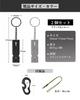 Whistle Set with Strap and Carabiner Emergency Whistle for Disaster Bear Outdoor Crime Disaster Preparedness Goods (2 pieces) - High-Volume,
