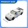 Sport Race Car Toy Classic Vehicle Model with Alarm Clock Display Ornament for Birthday