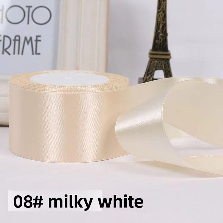 Satin Ribbon For Gift Wrapping And Floral Decoration 5cm Wide Silk Tape For Crafts And Events