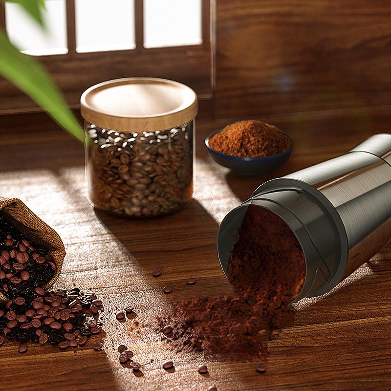 High-Power 110V/220V Low-Noise Electric Grinder for Coffee, Grains, Cereals, Flour, Chinese Medicine, and Baby Food