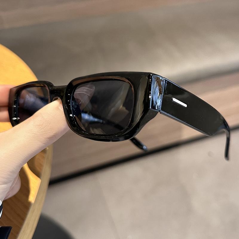 2PACK New Men Vintage Rectangle White Frame Sunglasses Fashion Retro Brand Designer Glasses UV400 Shades Eyewear Women Goggles