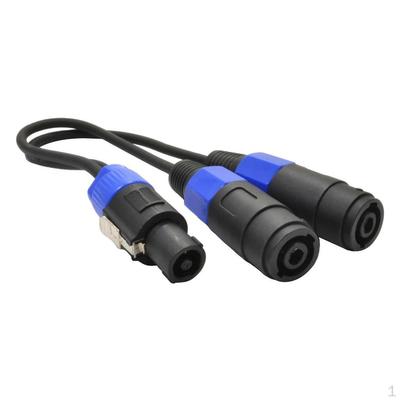 Cavo splitter PA da 0,3 m maschio a 2 connettori femmina per altoparlanti nero