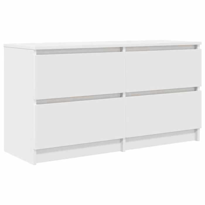 VidaXL TV Cabinet White 100x35x54 Cm Engineered Wood, Tv Stand, Hifi Cabinet, Entertainment Center, Tv Buffet, Furniture 861796