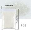 10G/bag 0.2MM Solid Color Nail Glitter Powder Fine Glitter PET Glitter Nail Decoration DIY Filling Material