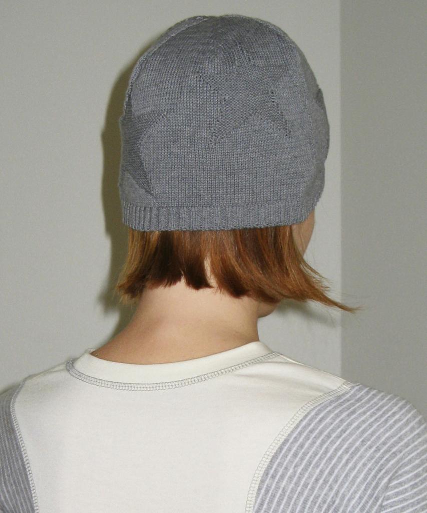 SINOON Jacquard Star Beanie (Grey)