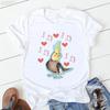 Cute Cockatielsparrot Bird Lovers Print T Shirt Girls Sunflower Flowers Tshirt Unisex Harajuku Kawaii Clothes Summer Tops Tee