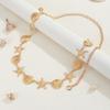 Boho Versatile Metal Starfish Shell Waist Chain for Women Girls Summer Beach Sexy Belly Chain Bikini Party Vacation Jewelry