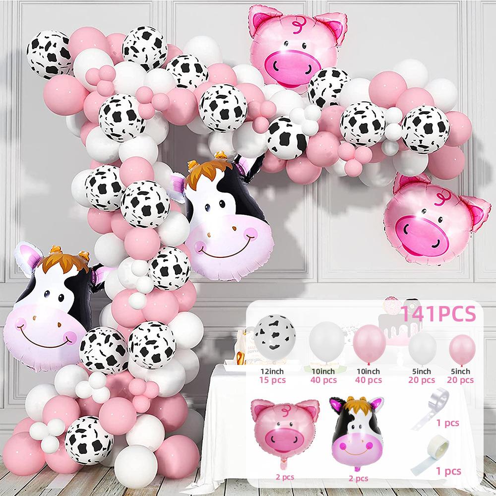 Black Gold Sequins Latex Balloon Chain Set Birthday Party Decoration Balloon Wedding Package