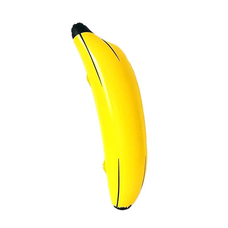 3Pcs Inflatable Banana 60Cm Fake Banana Fruit Props Inflatable Toys Bachelorette Party Games Toss Ring Toy