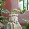 Durability Light weight Resins Buddhas Statue Flower Pot Ideal For Home Office Balcony Plant Decorations