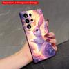 2DFlat Samsung Phone Case Cosmic Rabbit In Celestial Flames Applicable To Galaxy S23 S24 S25ULTRA S26 A12 A14 A15 A16 A54 A55