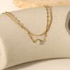 Stainless Steel Zirconia Bracelet - High-end Double-layer Hand Accessory - Titanium Steel Snake Bone Chain Wristband Jewelry