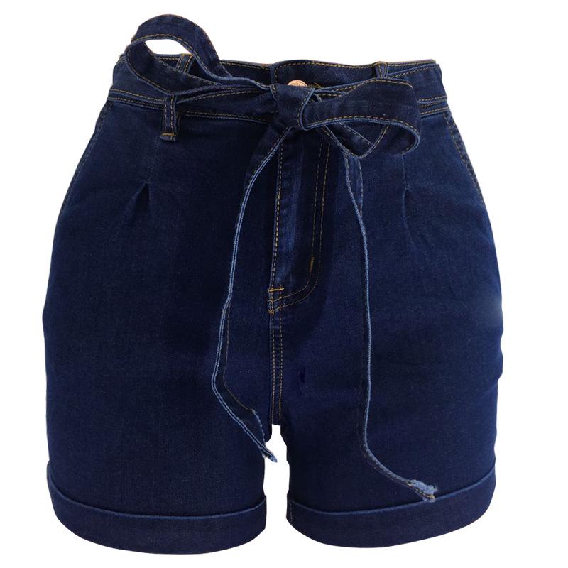 Pantaloncini di jeans sexy da donna 2026 con cintura