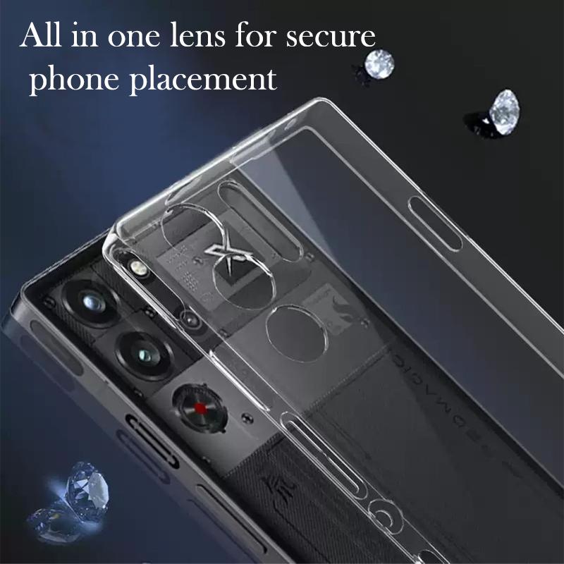 Magnetic Case For ZTE Nubia Redmagic 10 Pro Plus Wireless Charging Back Cover Case for Redmagic 10 Pro+