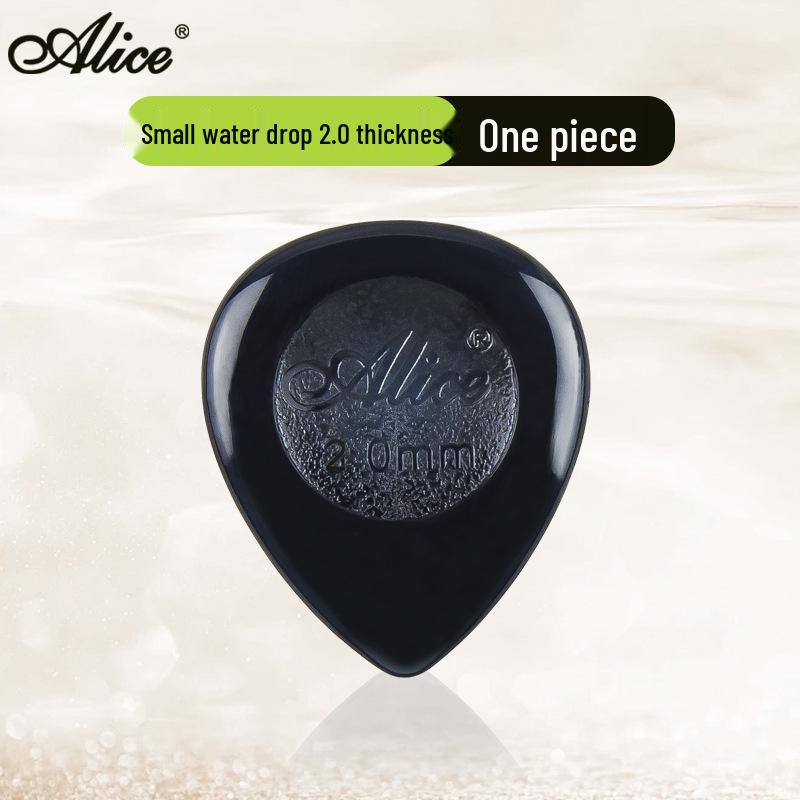 Alice Transparent Water Drop Bass Guitar Pick - Optional Thickness: 1.0mm, 2.0mm, 3.0mm