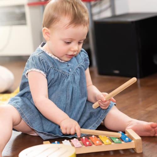 STOBOK 20-Piece Rhythm Sticks, Wooden Drumsticks, Percussion Instruments for Music Lessons and Group Activities