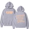 2026 New Rapper Karan Aujla P-POP Tour Hoodie Men Women Hip Hop Casual Streetwear Fashion Sweatshirt Loose Cozy and Versatile