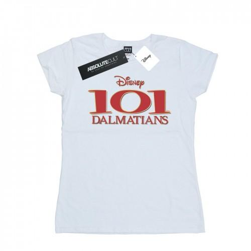 

Disney Womens/Ladies 101 Dalmatians Logo Cotton T-Shirt білий