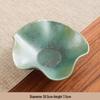 ZISIZ Chinese Style Kiln-Fired Ceramic Fruit Plate