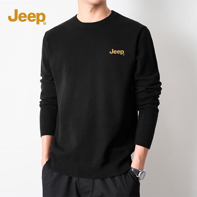 JEEP Men's Heavyweight Warm Knit Pullover Sweater