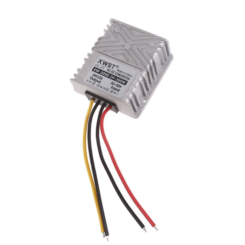 IP67 Waterproof Converter Step Down 30V-90V To 24V 8A/12A/15A/20A/24A Power Supply Adapter Direct Current Buck Module