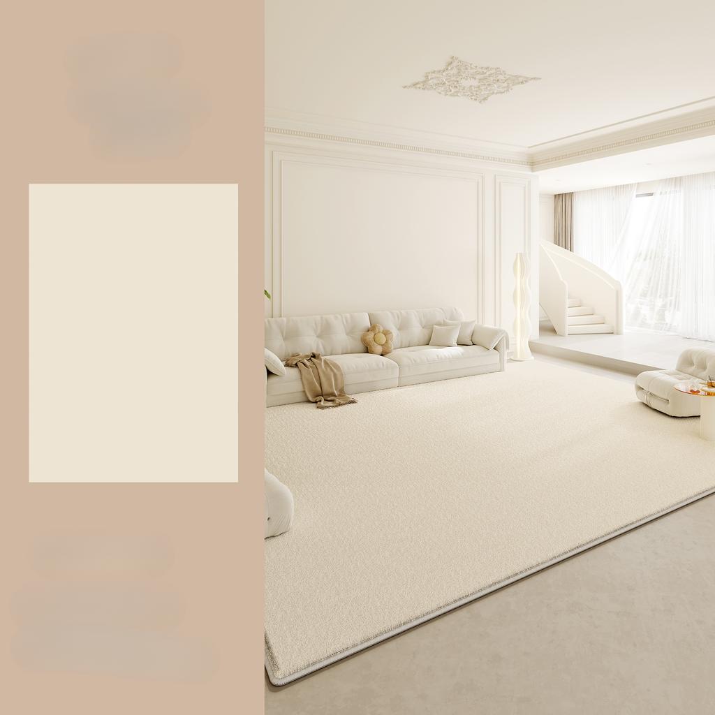 Large Area Rugs for Bedroom Cream Style Living Room Decoration Plush Carpet Home Fluffy Soft Rug Thick Anti-slip Study Floor Mat