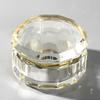 Bocal de Rangement en Cristal Décoratif Géométrique Transparent pour Bonbons Petits Objets Boîte Organisateur pour Bijoux Contenant Liquide Aromatique