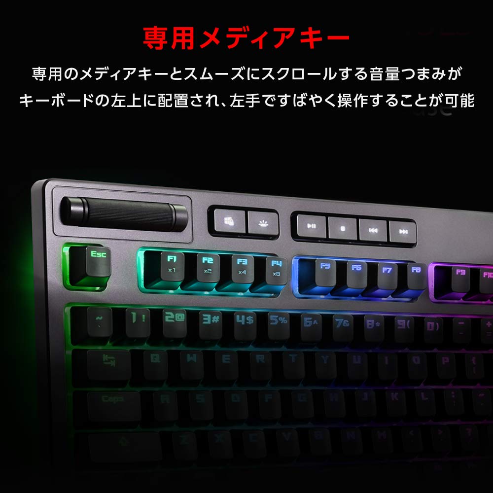 ASUS Gaming-Tastatur, AURA SYNC-kompatibel, USB-Anschluss, mechanische Gaming-Tastatur, abnehmbare Handballenauflage, XA01 ROG STRIX Red Axis, Modell FLARE/RD/US_1