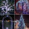 Remote Controlled Copper Wire Star Lights: Green Garland & Christmas Tree Decoration