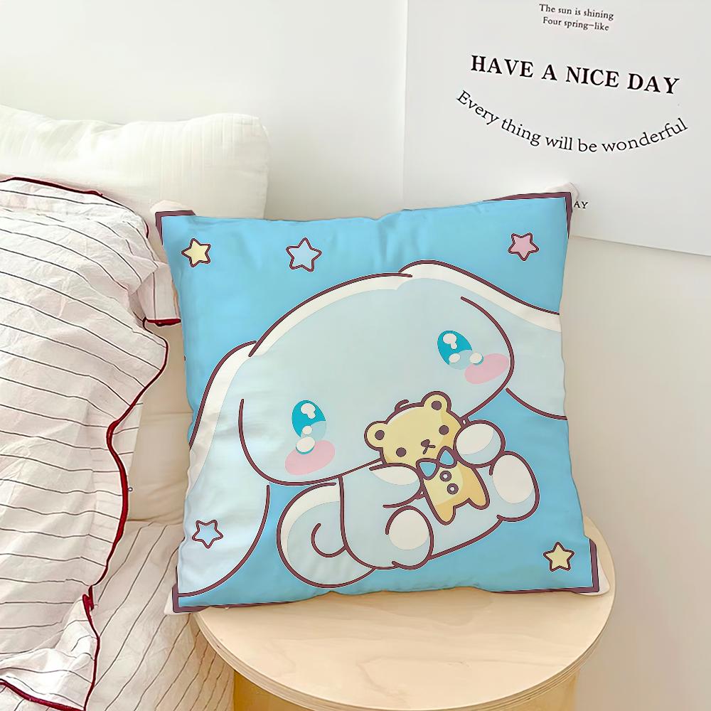 Cute Art P-Pochacco Little T-Twin Stars Sro Comfortable Soft Pillow Case Sofa Living Room Home Office Decor Protective Covers