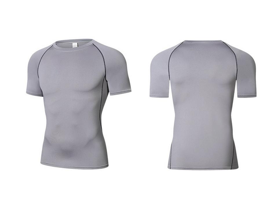 Elite Short Sleeve Basketball Compression Shirt - Breathable, Quick-Drying, Sweat-Wicking Fitness Base Layer