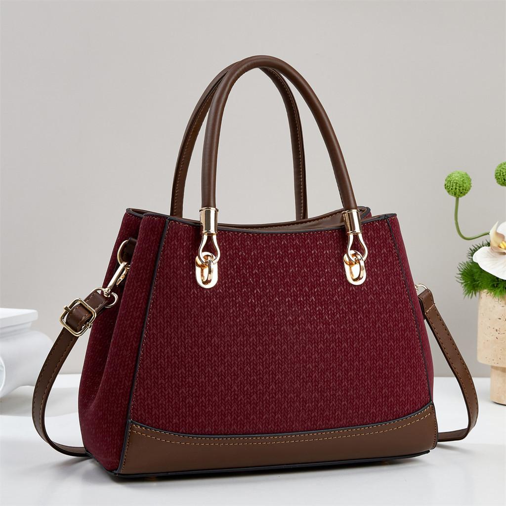 Urban Style Womens Mediumsize Tote With Zipper And Inner Organizer For Daily Commute