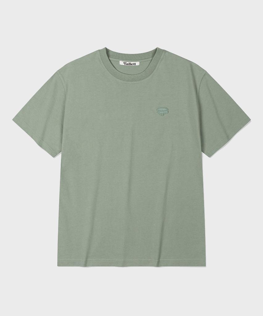 FALLETT Small Brush Logo Short Sleeve T-Shirt Mint