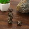 1 Piece 20 Sided Decider Golden/Bronze Metal Funny Dice Standard Board Game Acessorios