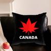 Maple Leaf Canada Flag Various Sizes Square Pillowcase For Car Home Bedchamber Decor