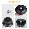 Pot Lid Knobs, Pot Handles, Pot Accessories, Heat-Resistant Plastic Knob Handles, Kitchen Cookware, Pot Lid Replacement, Black, Round, Pack of 4