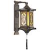 New Solar Wall Lamp - All-Aluminum Chinese Style for Villa, Courtyard, Gate, Pillar & Fence