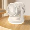 Desk Fan 3 Speeds   Rechargeable Desktop Oscillating   Circulator Fan with Night Light for Home Bedroom