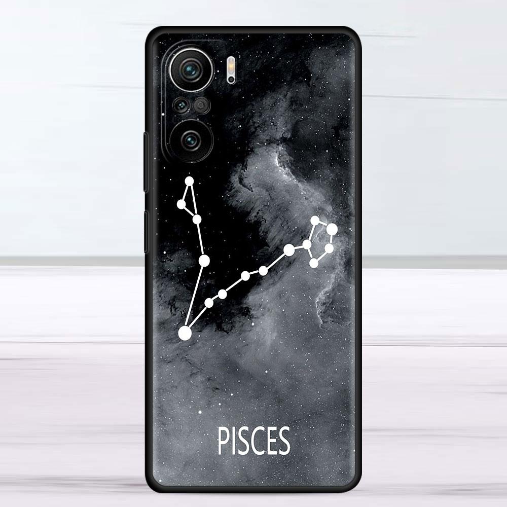 Case For Xiaomi Redmi Note 11 9S 10 9 8 7 9A 9C 9i K40 8T 10C 9T K50 Silicone Phone Shell Twelve Constellations