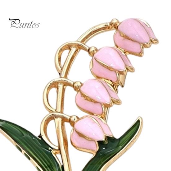 Plant Theme Brooch Flower Pin for Women, Golden Plated Floral Lapel Retro Blossom Badge Pin, Jewelry Daily Wear Parties Artistic