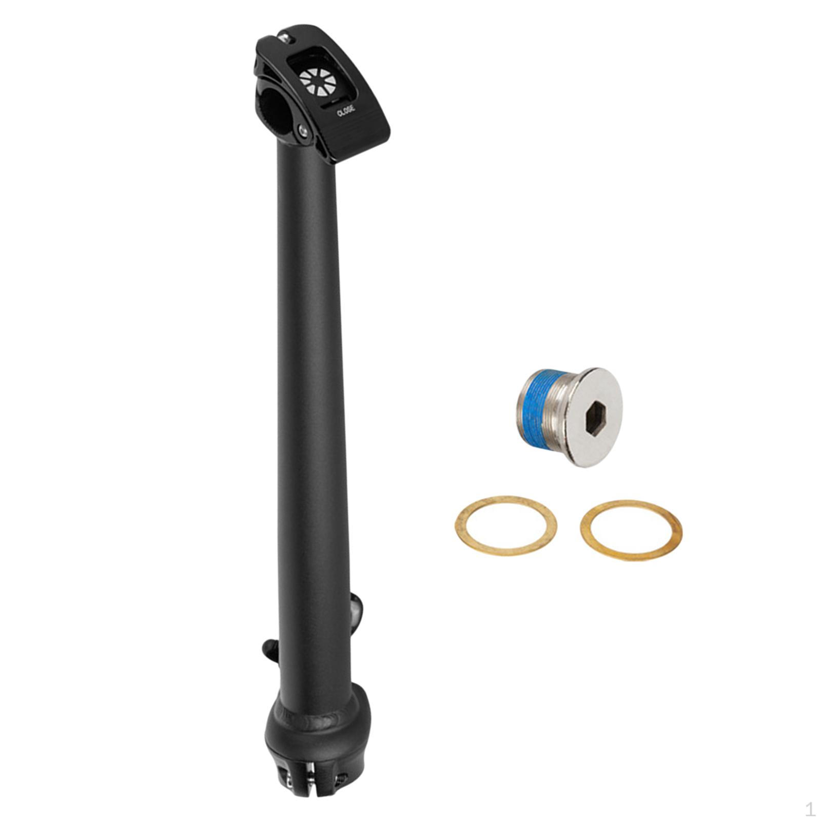 Ultralight Aluminum Alloy Folding Bicycles Stem Parts, 25.4mm Front Fork Head Tube Bike Riser